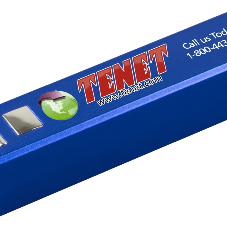 "In Charge Alloy" UL Listed Aluminium 2200 mAh Lithium Ion Portable Power Bank Charger 3