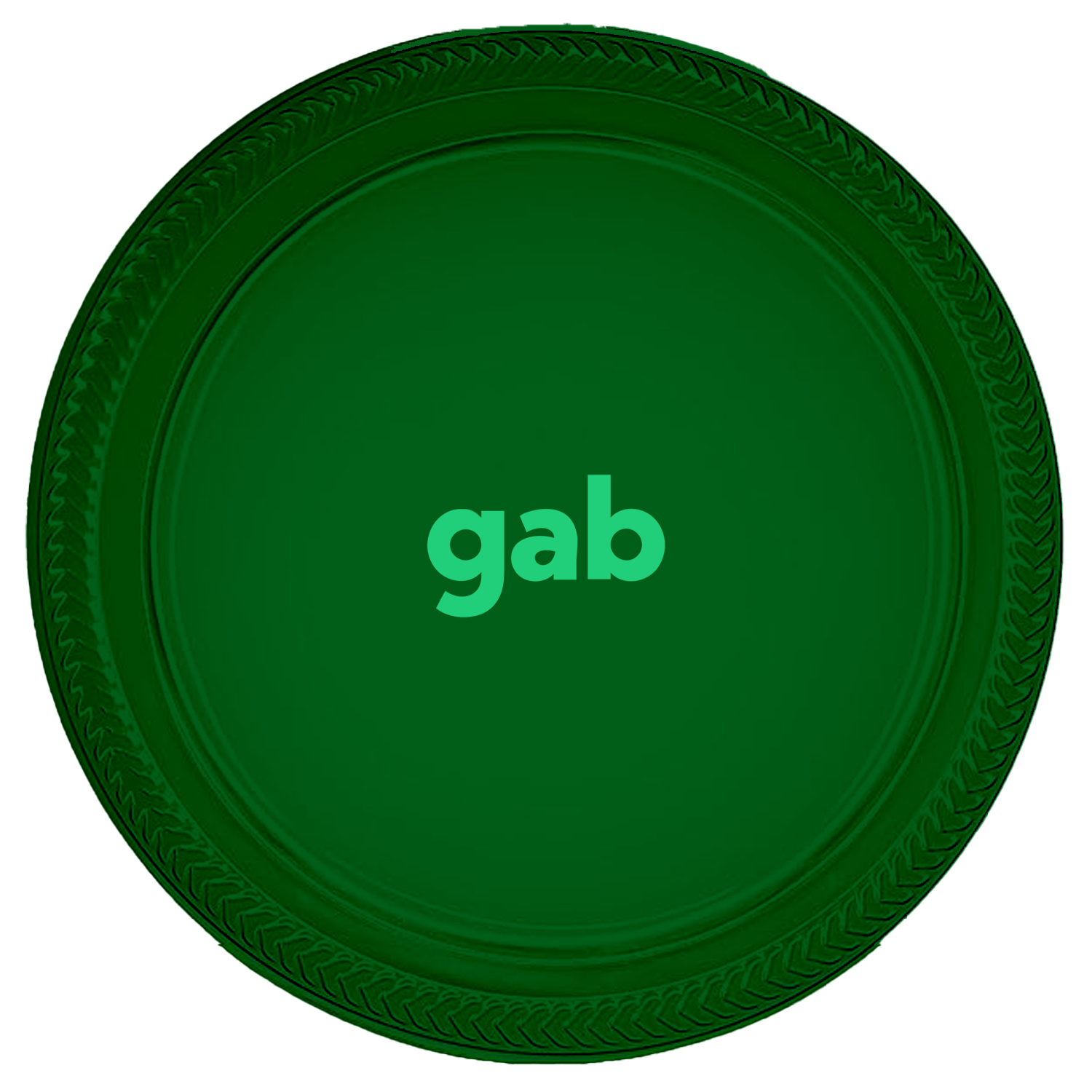 7" Colorware Plastic Plate