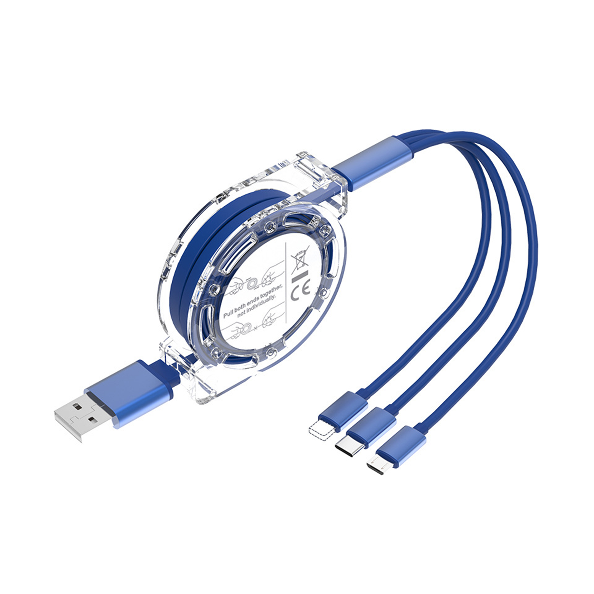 Retractable Multi Charging Cord 2