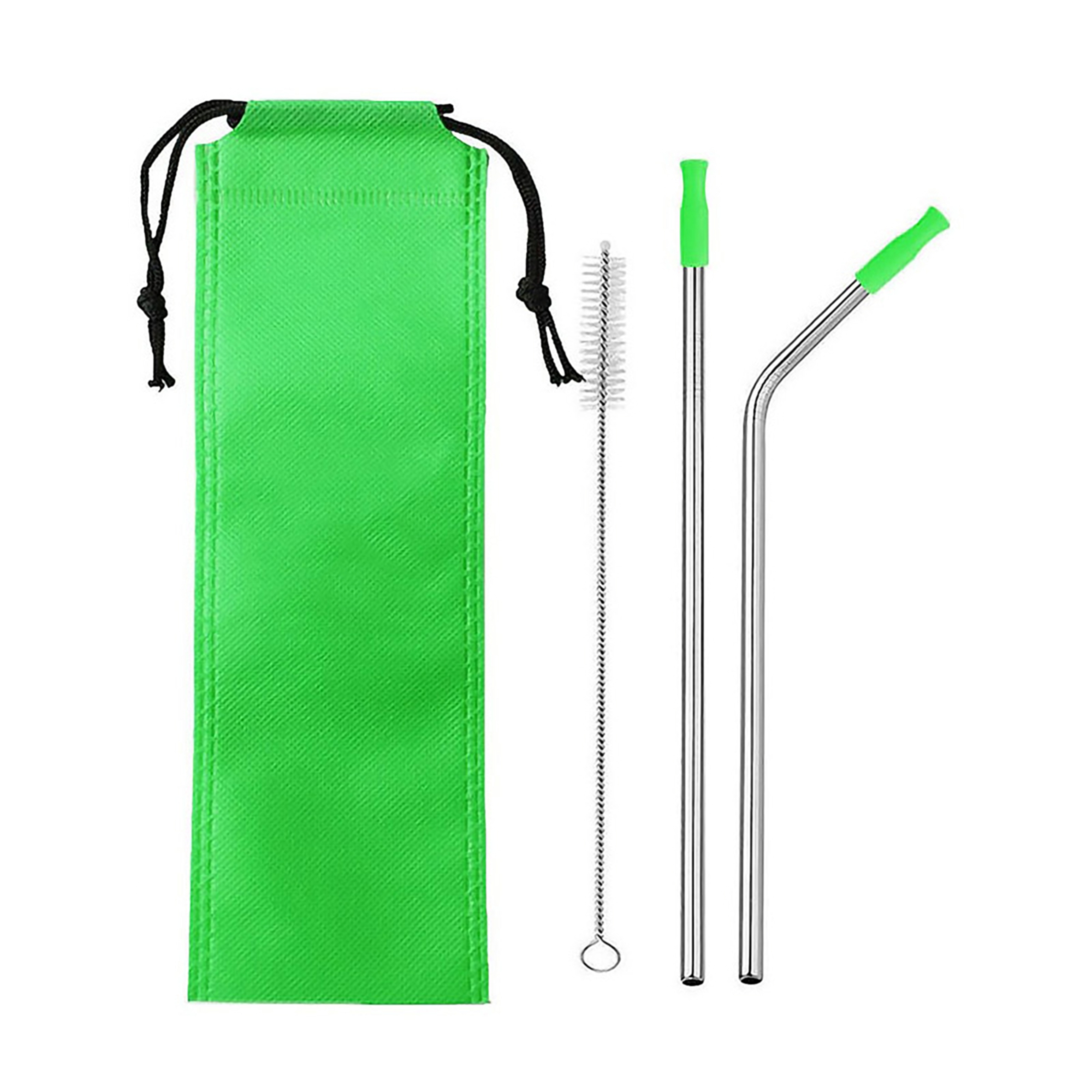 Stainless Straw Set w/Drawstring Pouch 2