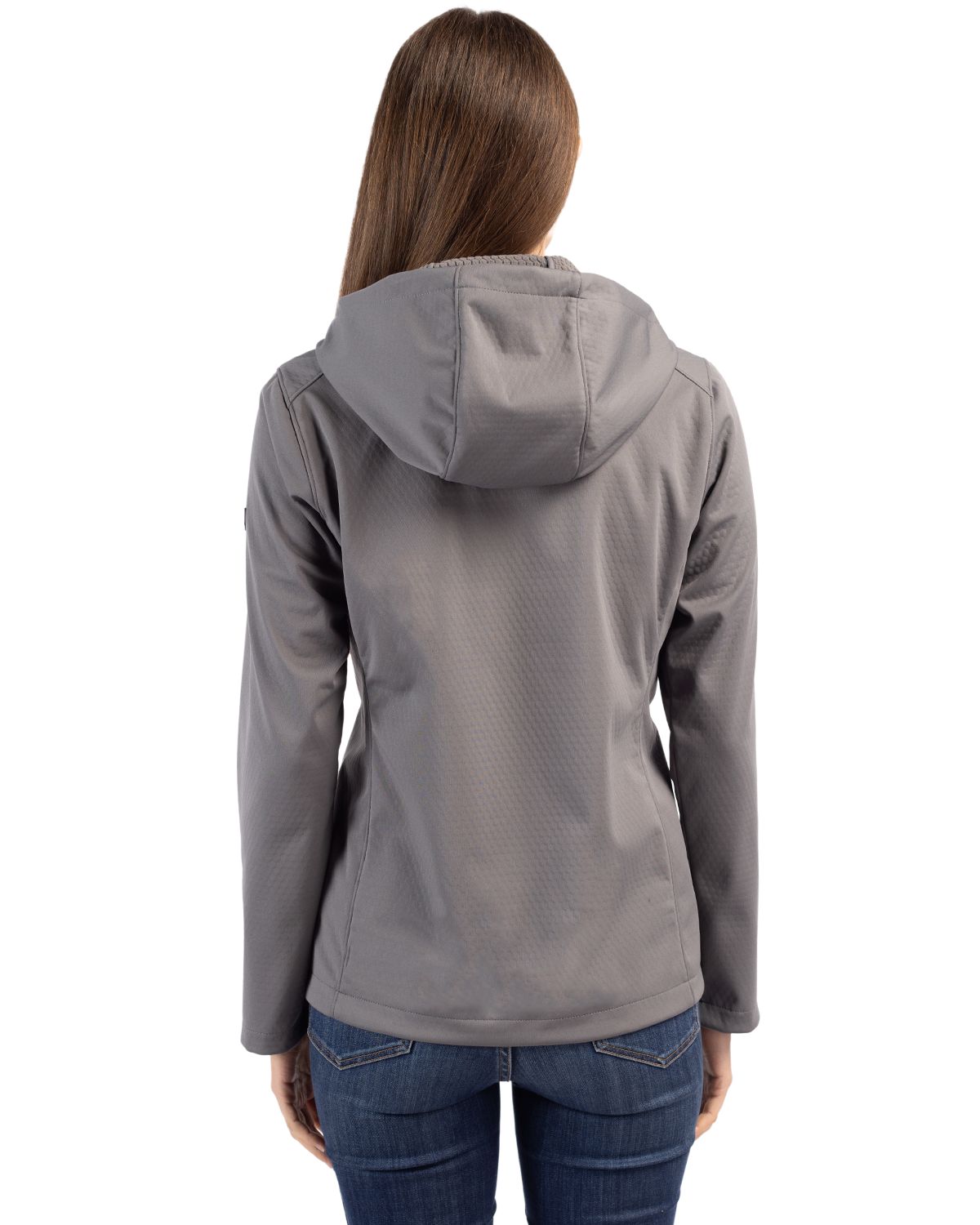 Cutter & Buck Evoke Recycled Honeycomb Fleece Womens Full Zip Jacket 42
