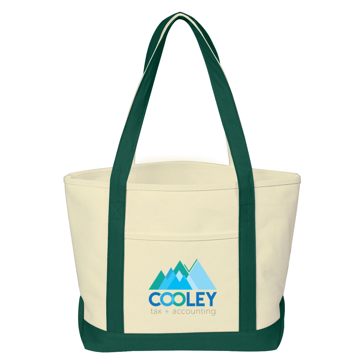 Full Color Medium 24 oz. Cotton Canvas Bag, custom tote bag with logo imprint 2