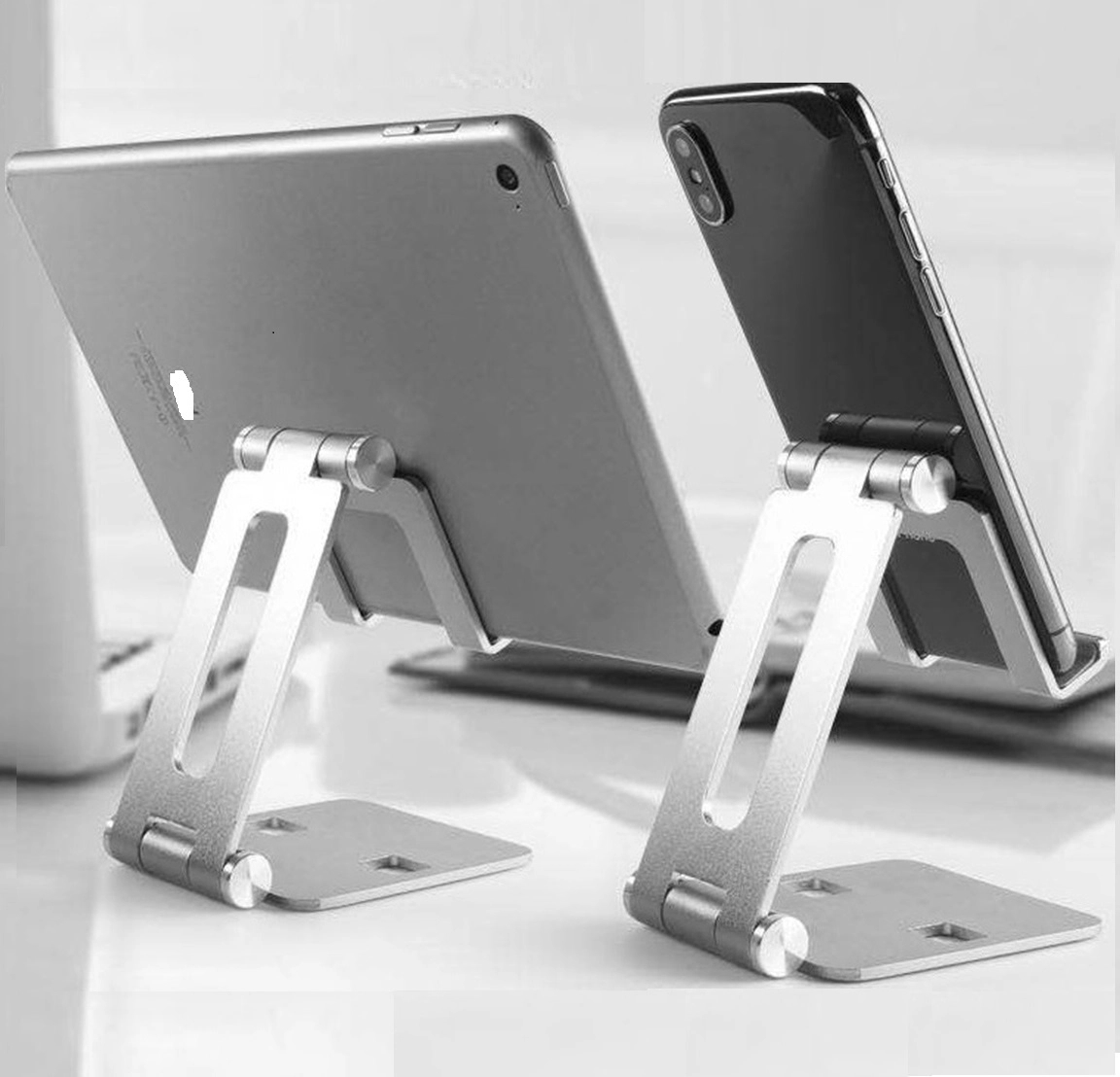Fully Foldable Multi-Angle Adjustable Phone/Tablet Stand 3