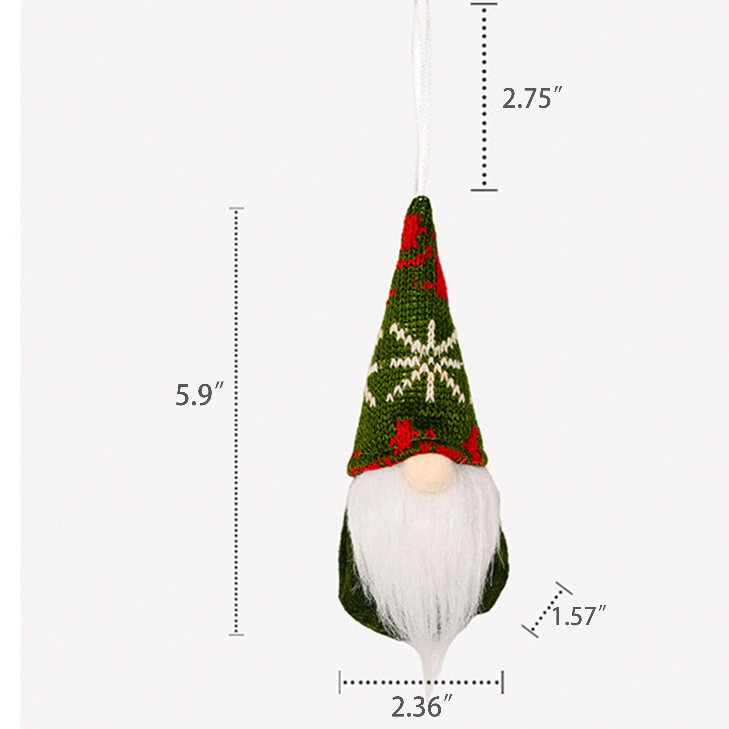 Handmade Knitted Gnome Christmas Decor 4