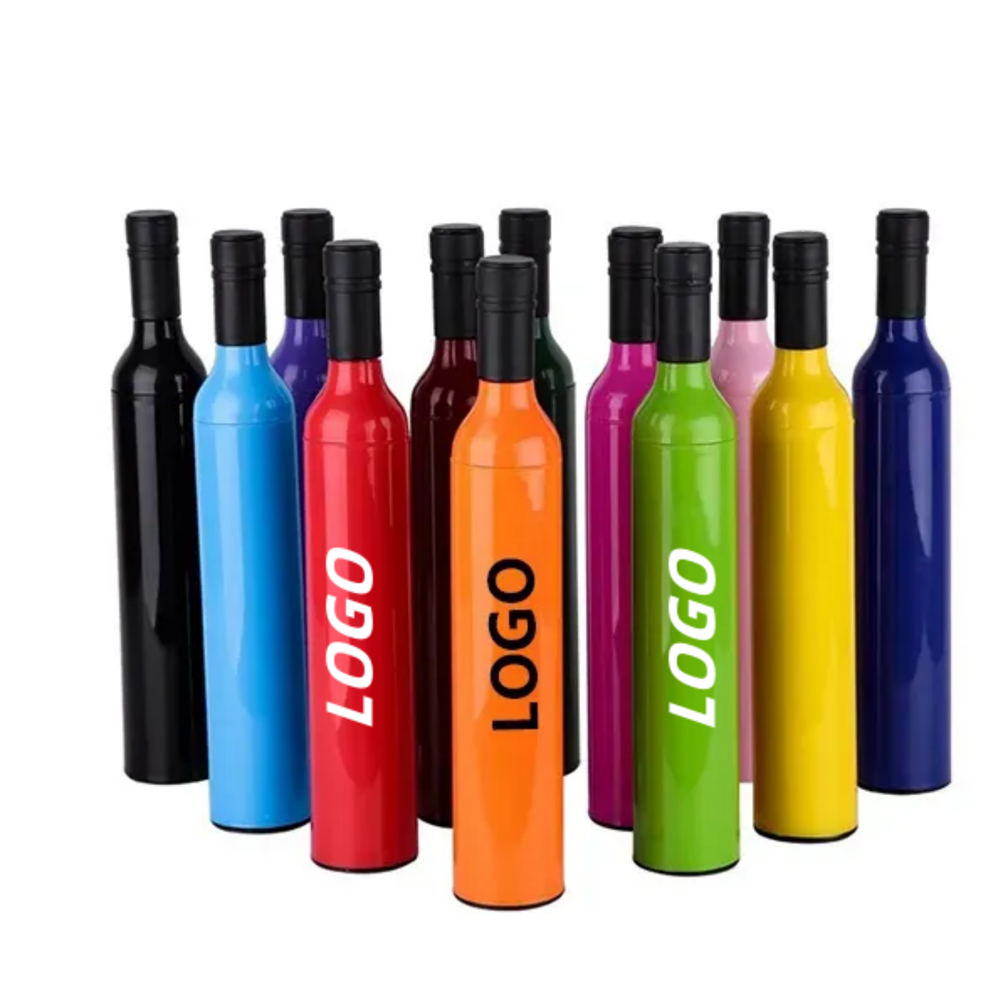 Folding Wine Bottle Umbrella For UV Protection 2