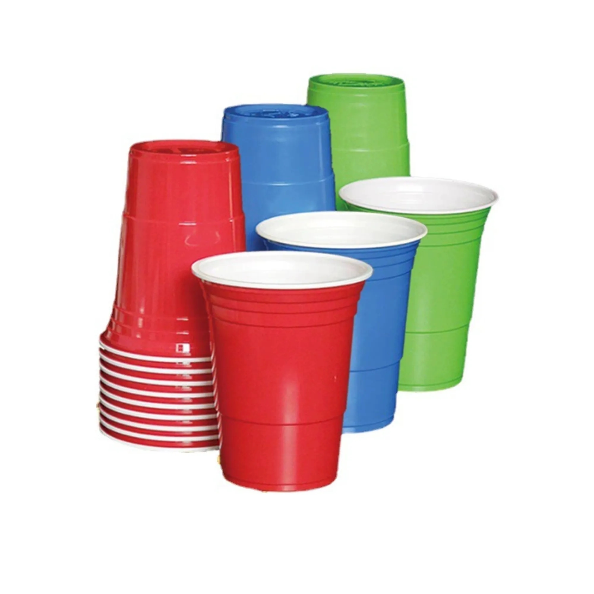 16oz Plastic Stadium Cups For Beer Pong Party Game 5