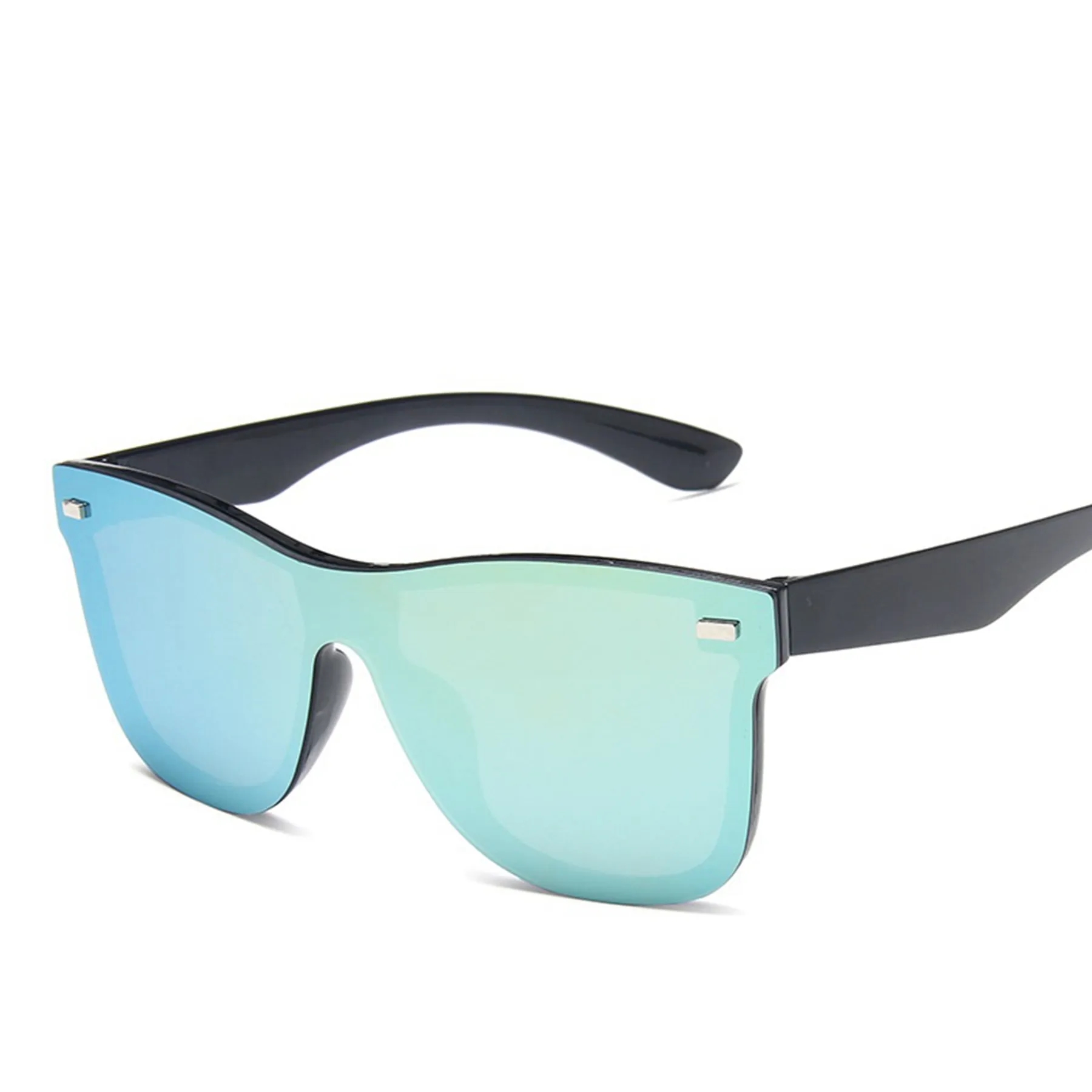 Oversized Square Rimless UV400  Sunglasses 5