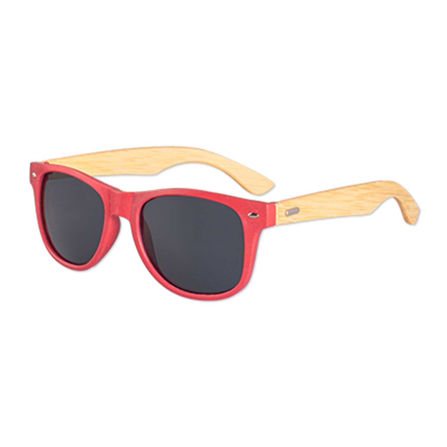 Wheat Straw Frame Sunglasses with Bamboo Arms 3