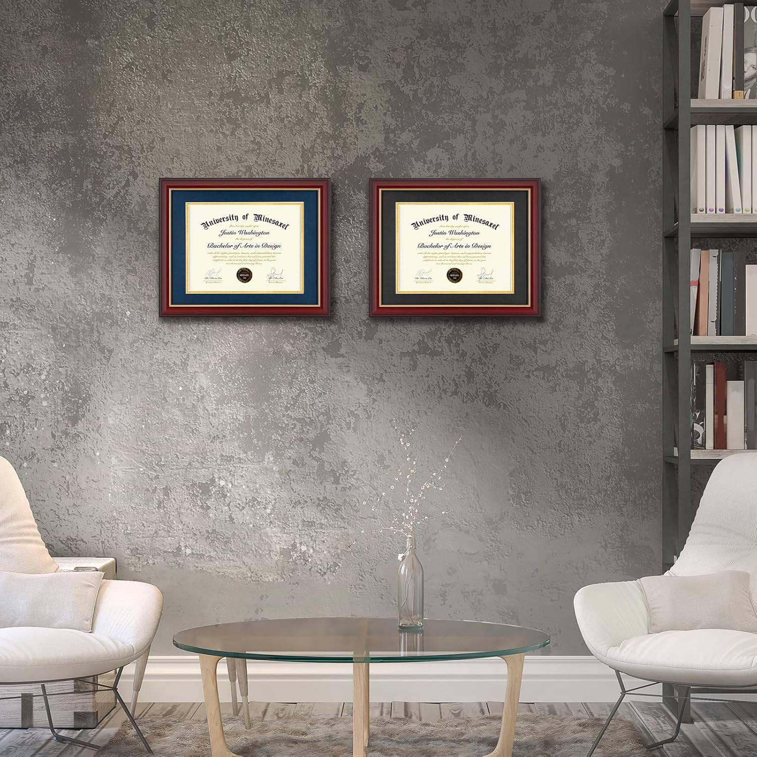 Premium Pine Wood Certificate Display Frame 6