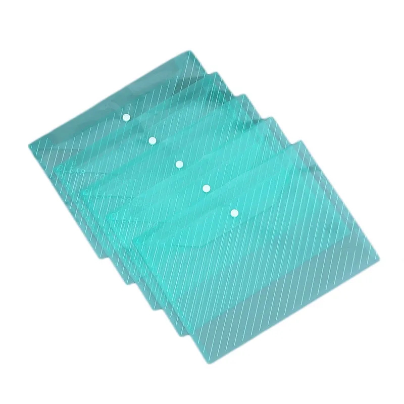 A4 Transparent Snap-button File Folder 3