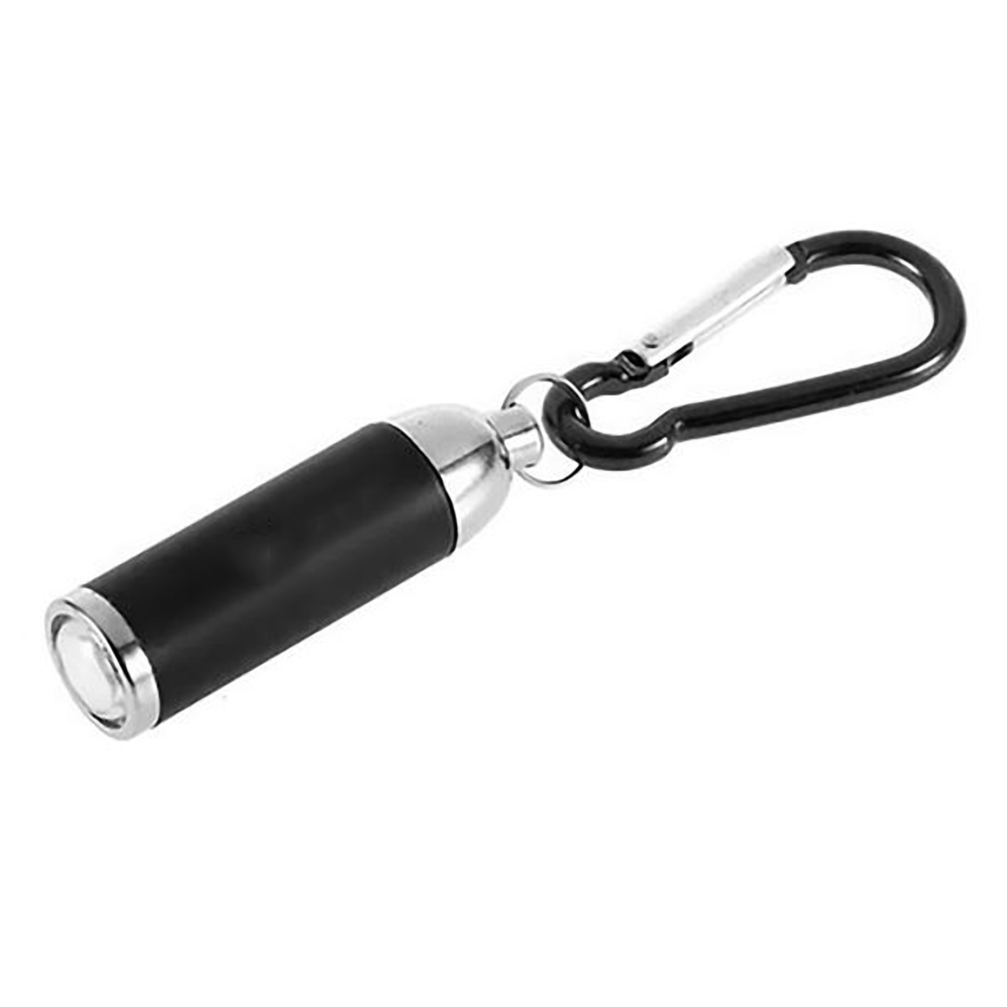 Portable LED Flashlight w/Carabiner Clip 2