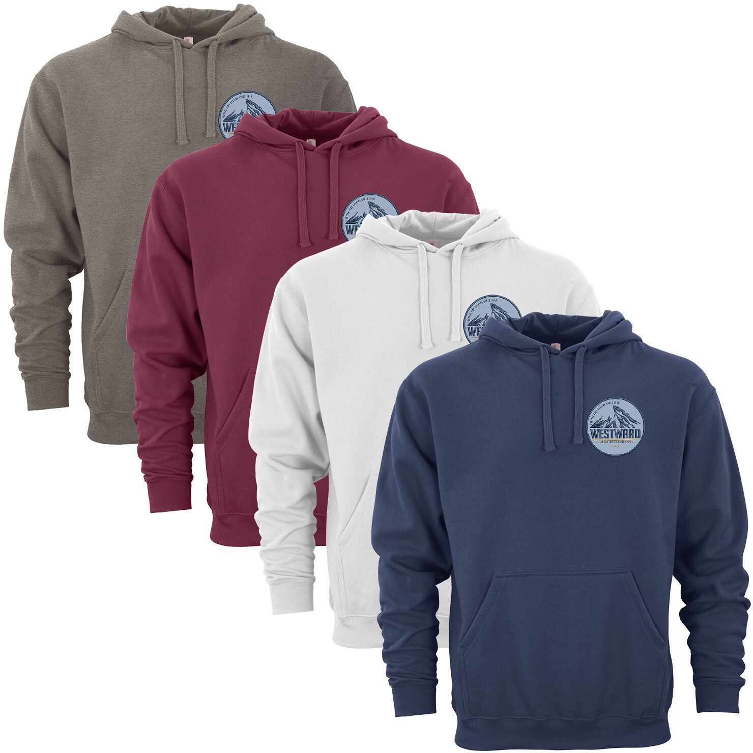 M&O UNISEX PULLOVER HOODIE 50/50 EMBROIDERED