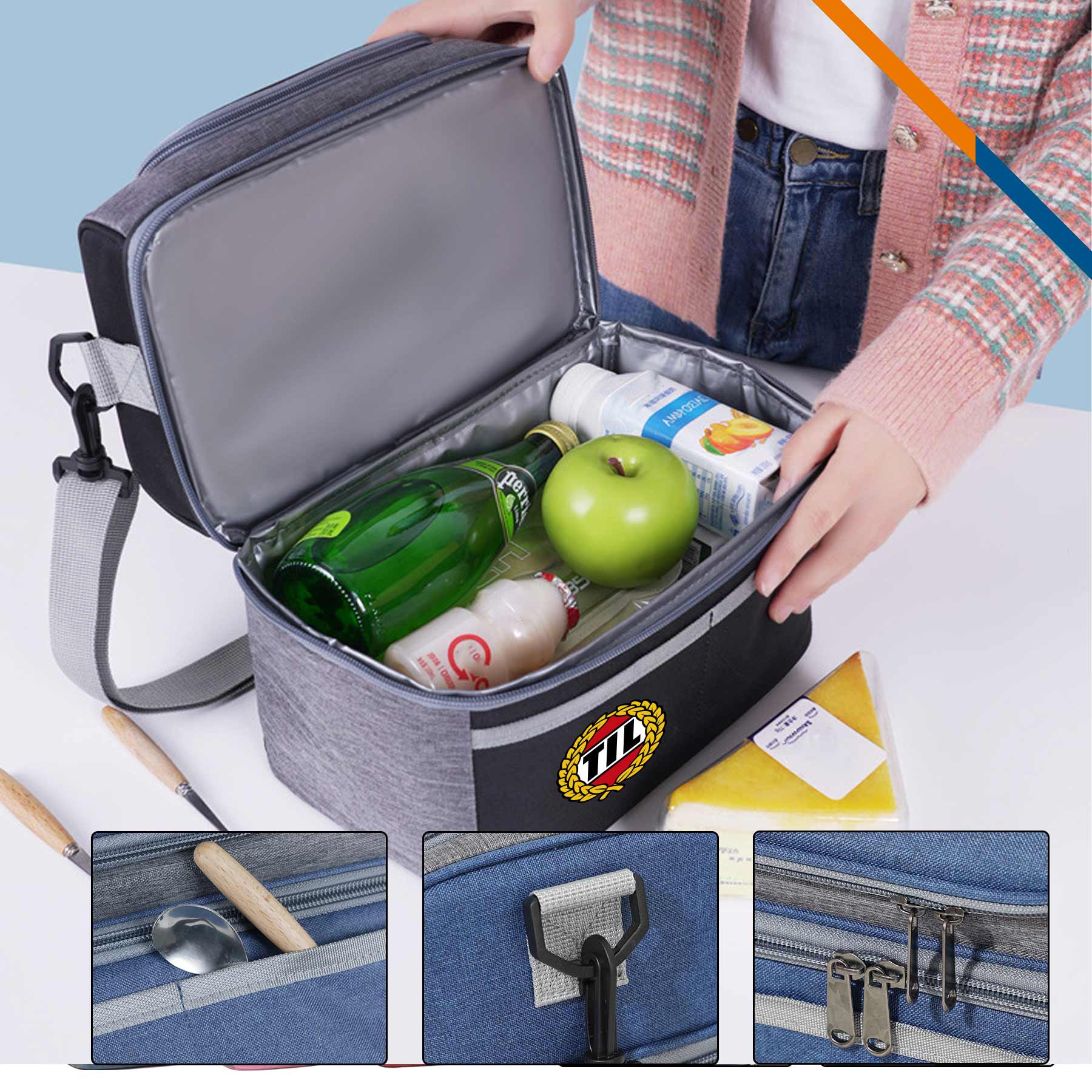 Lirox Double Layer Insulated Cooler Bag 2