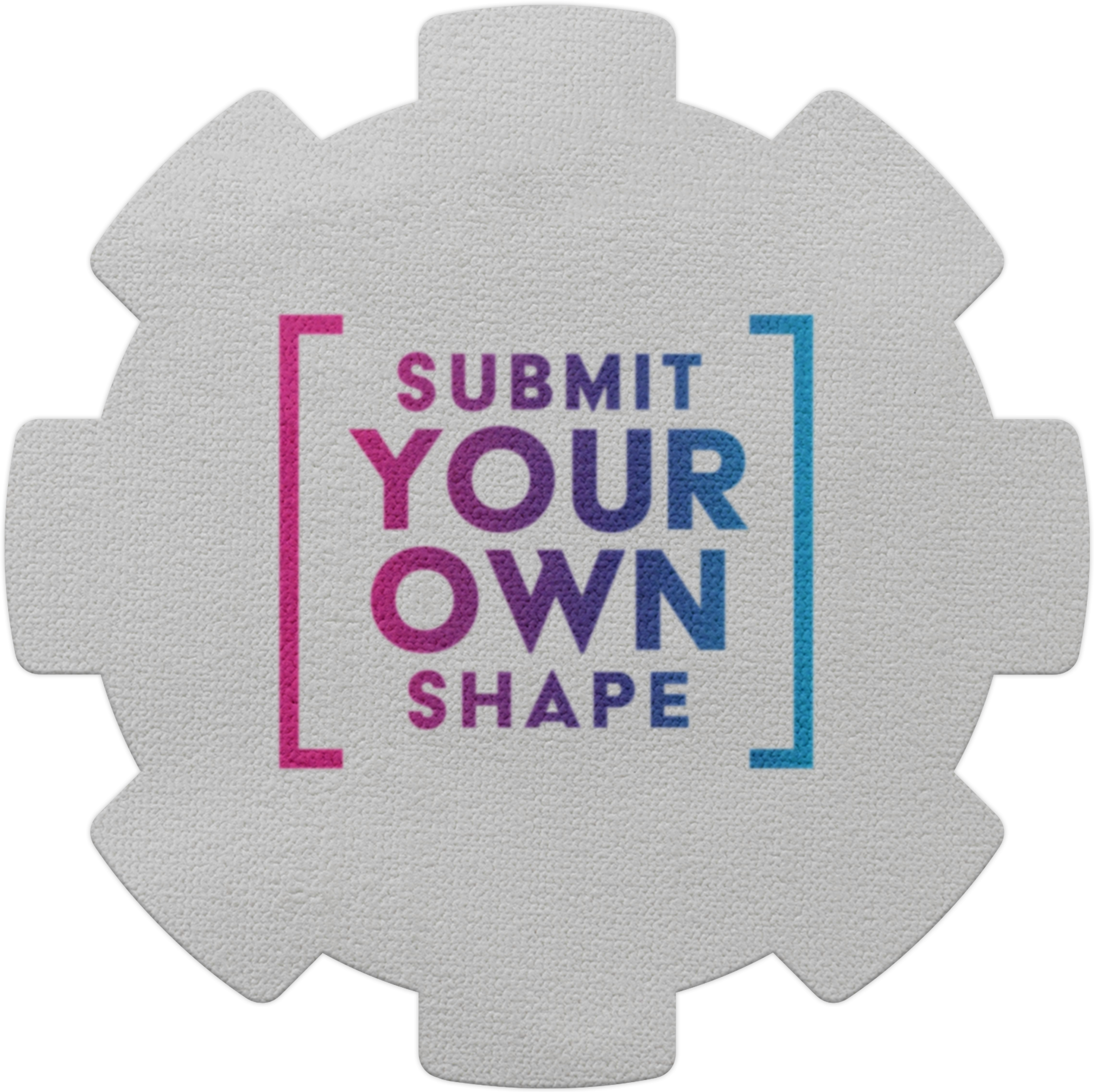 Coaster Grip-It 16 sq in (Color) (Custom Shape Description) Digital Print 5
