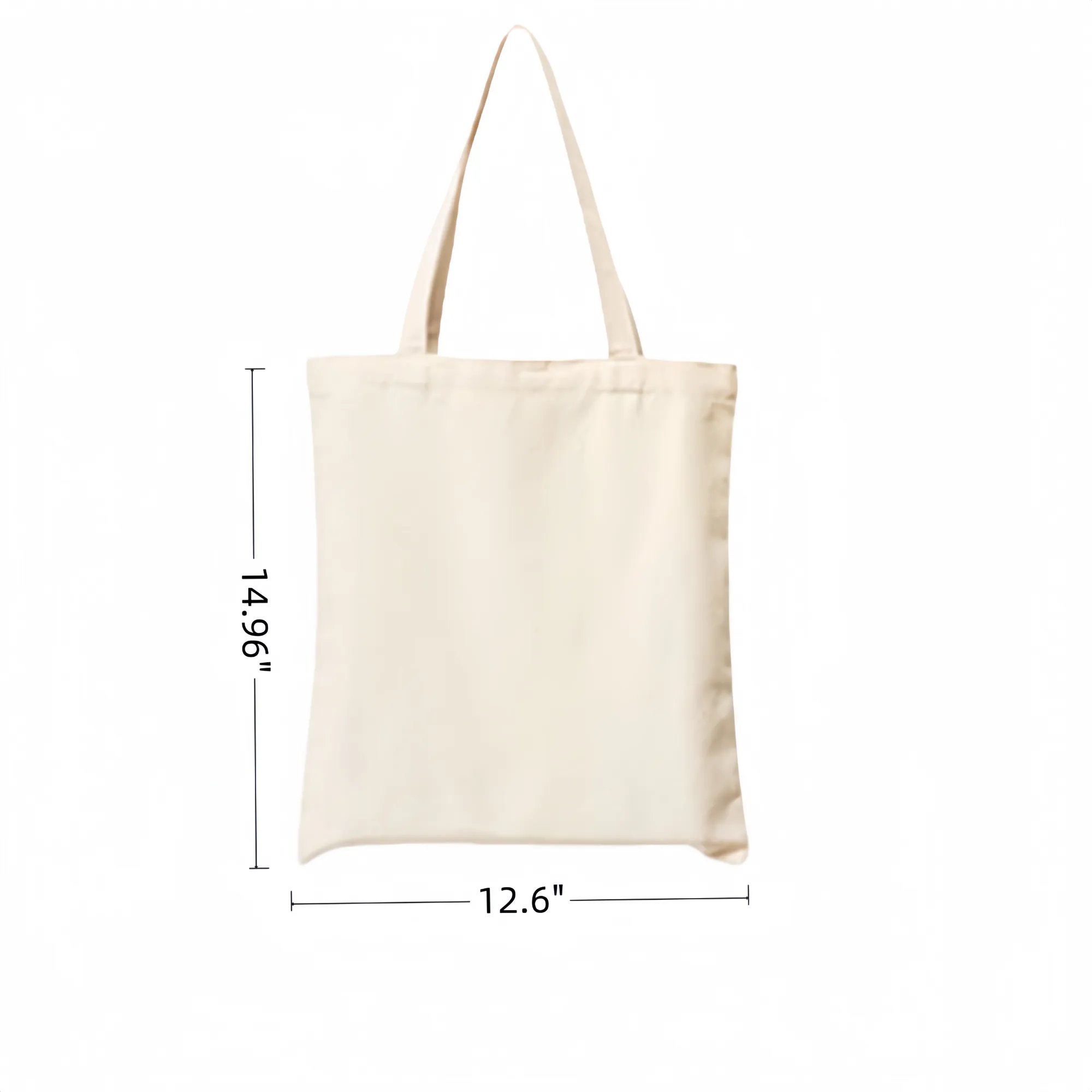 Premium Cotton Canvas Tote Bag - Durable & Versatile for Eve, custom tote bag with logo imprint 2