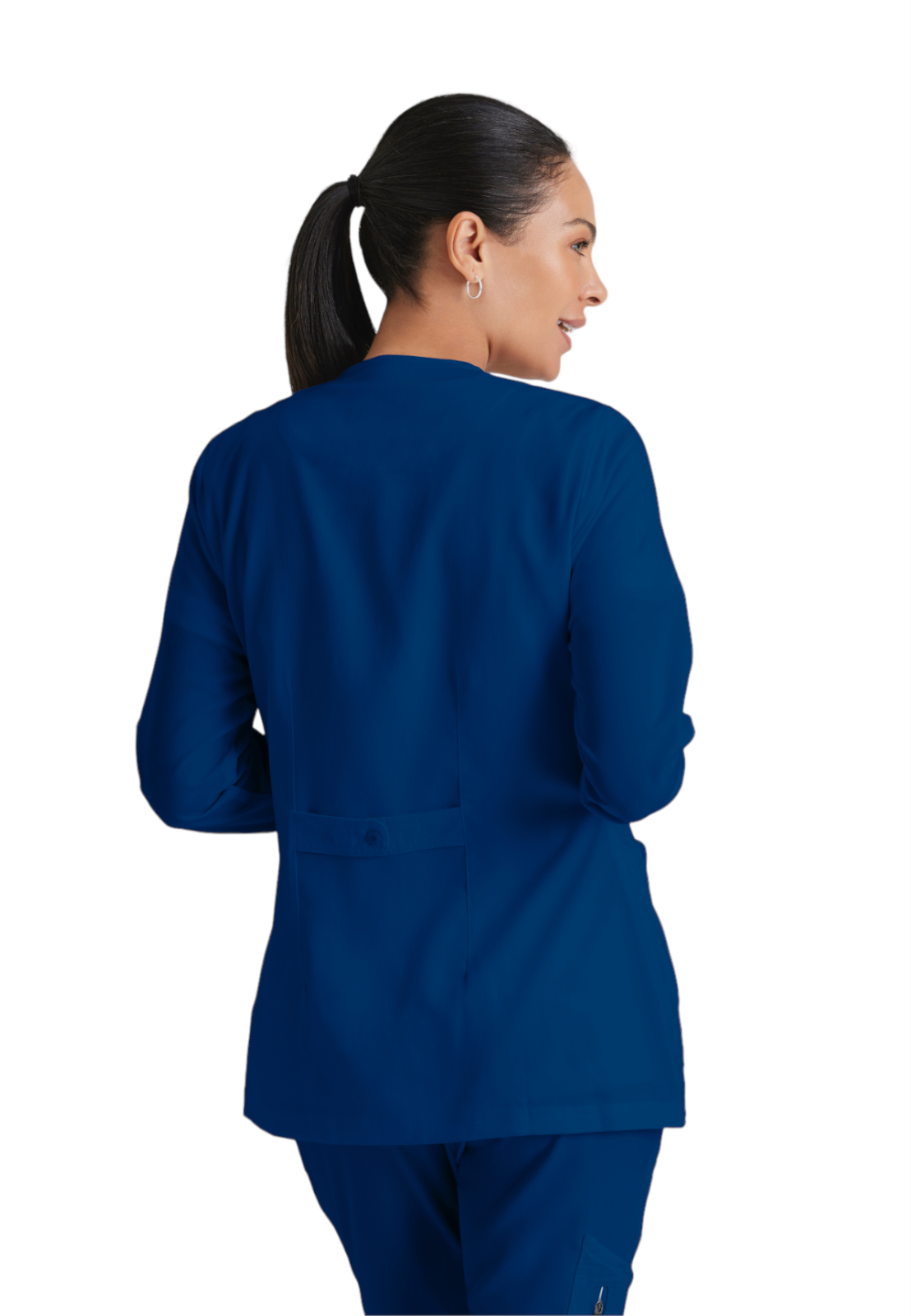 Grey's Anatomy - Classic - Women's Four-Pocket Snap Front Jamie Warm Up Scrub Jacket 7