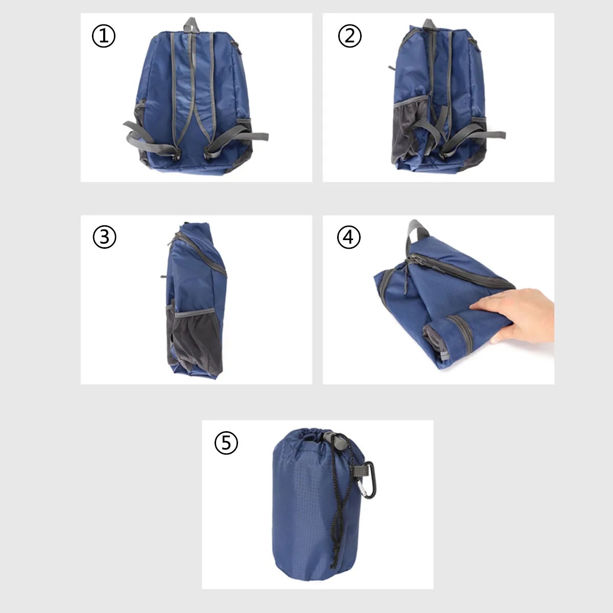 Lightweight Packable High capacity Hiking Tactical Backpack 5