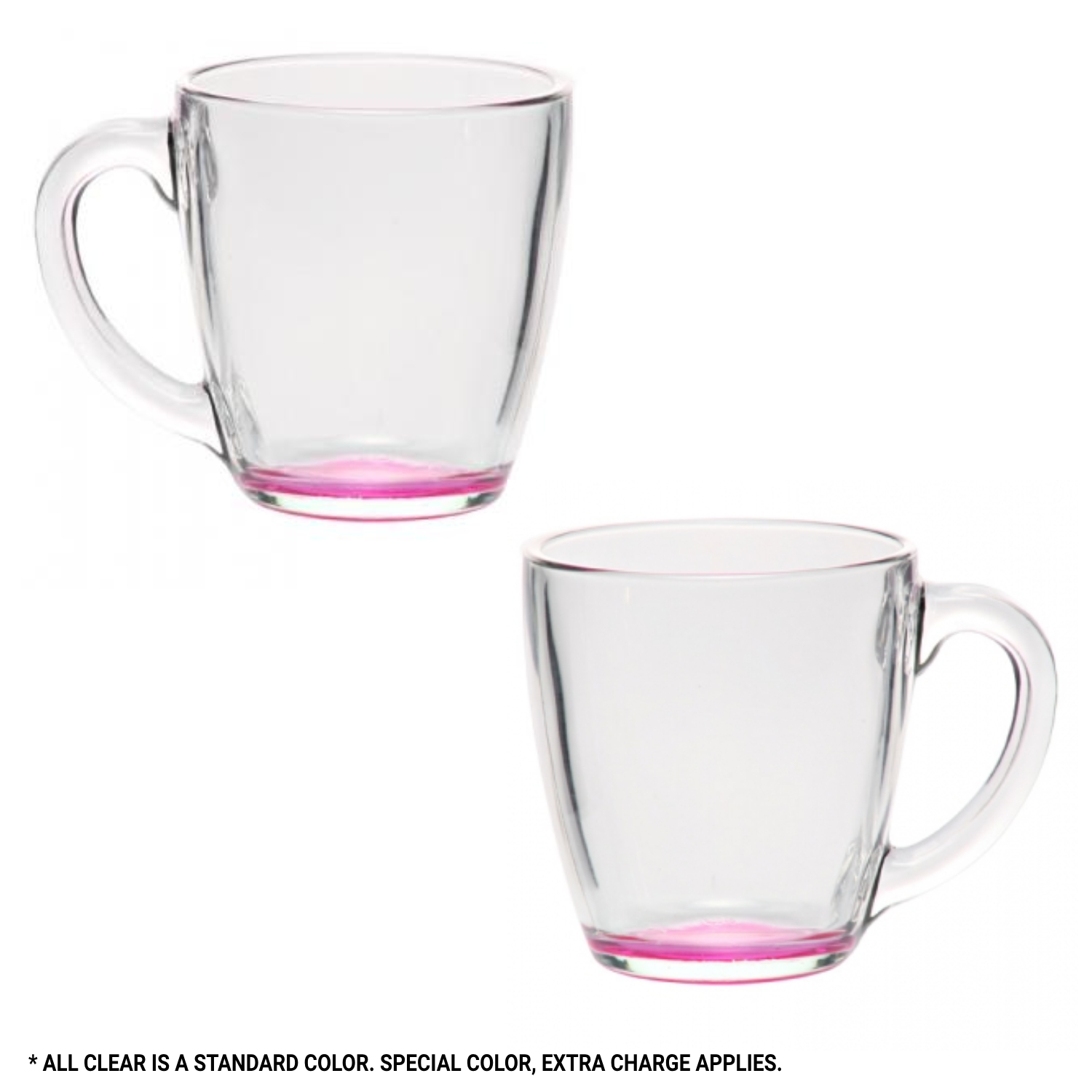 Clear Elegant Tapered Glass Mug, 15.5 oz. 6