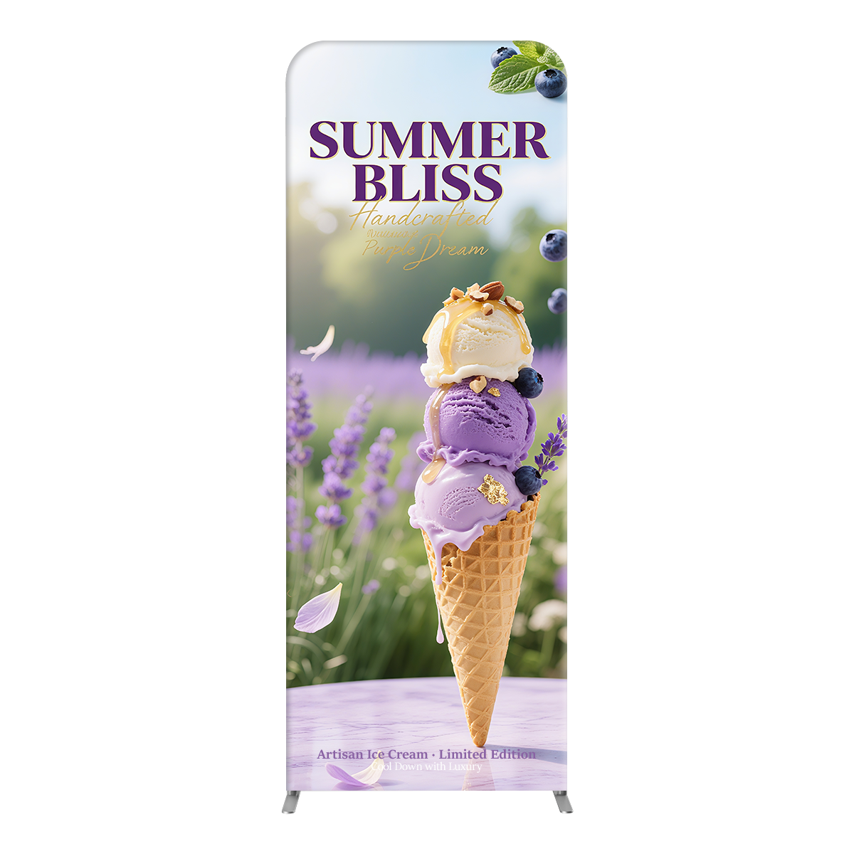 NEW MagLock Straight Fabric Display - 3'x8' 4
