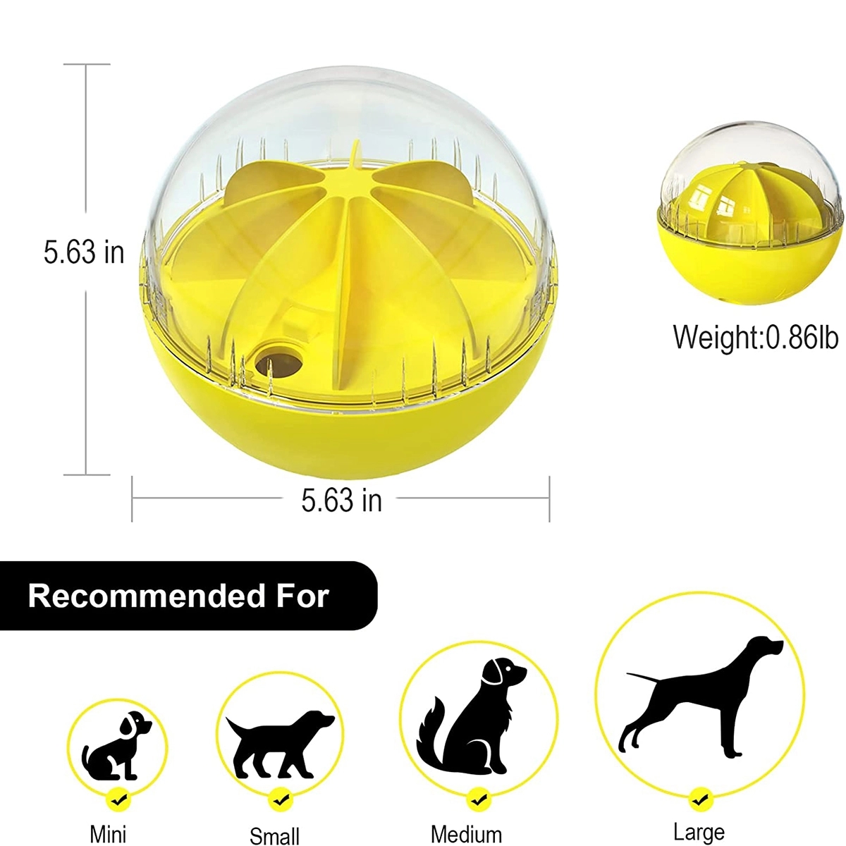 Dog Treat Dispensing Feeder Toy 10