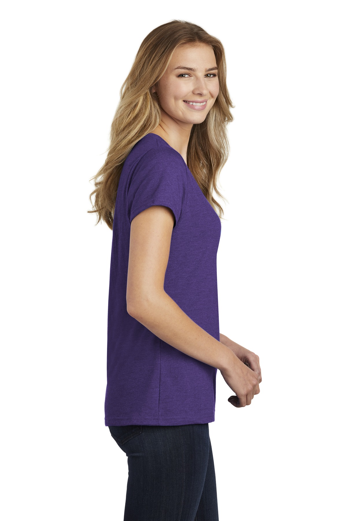Port & Company® Women's Fan Favorite Blend V-Neck Tee 57