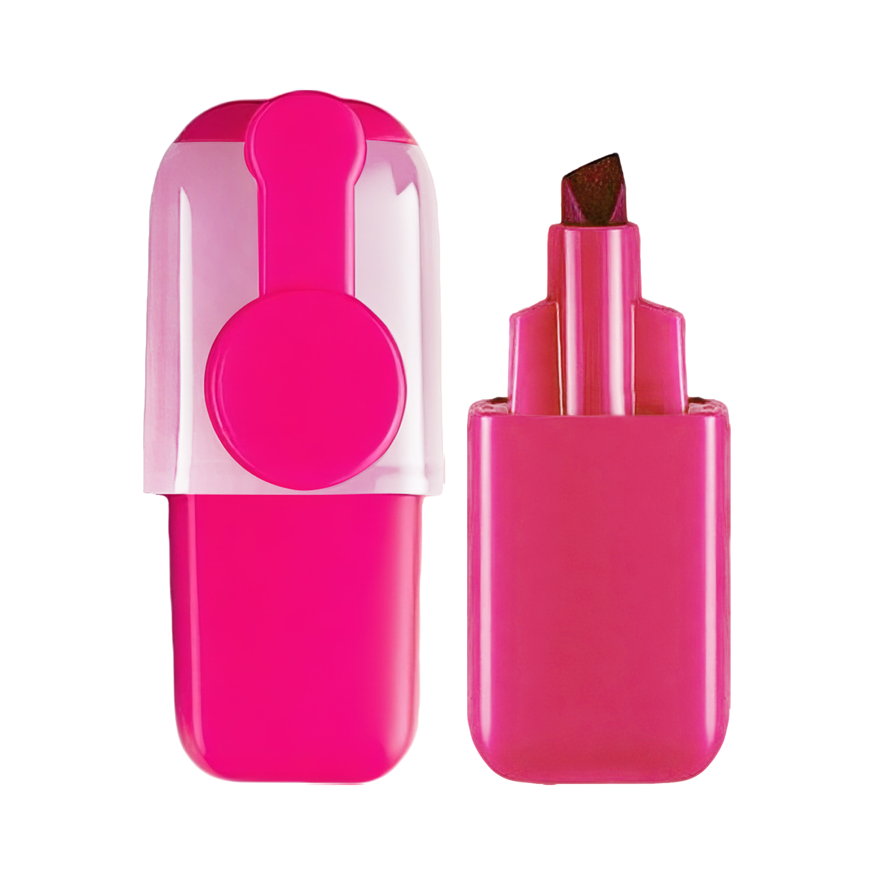 5 Colors Highlighter Sets With Clear Bottle Packaging 5