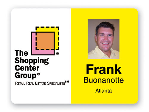 USA Made Tamper Evident Photo ID Badge (3"x4") Rectangle