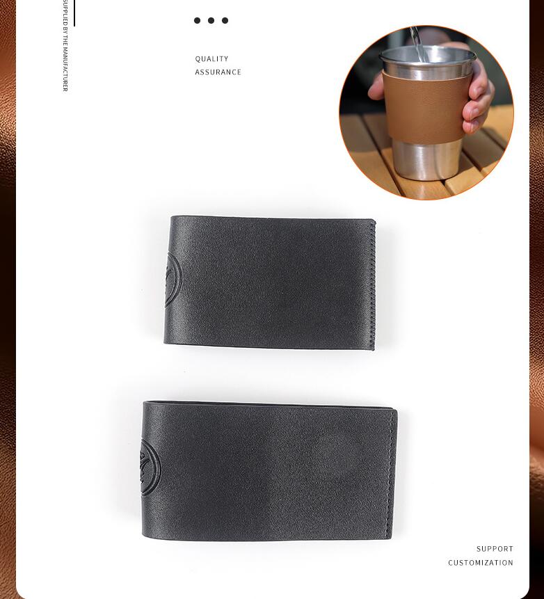 Leather Coffee Cup Sleeves 5