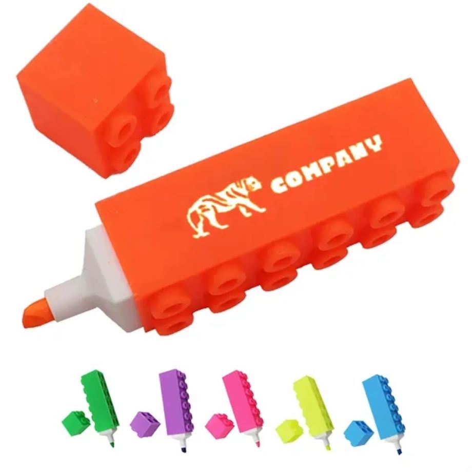 Building Bricks Highlighter Fluorescent Pen 3