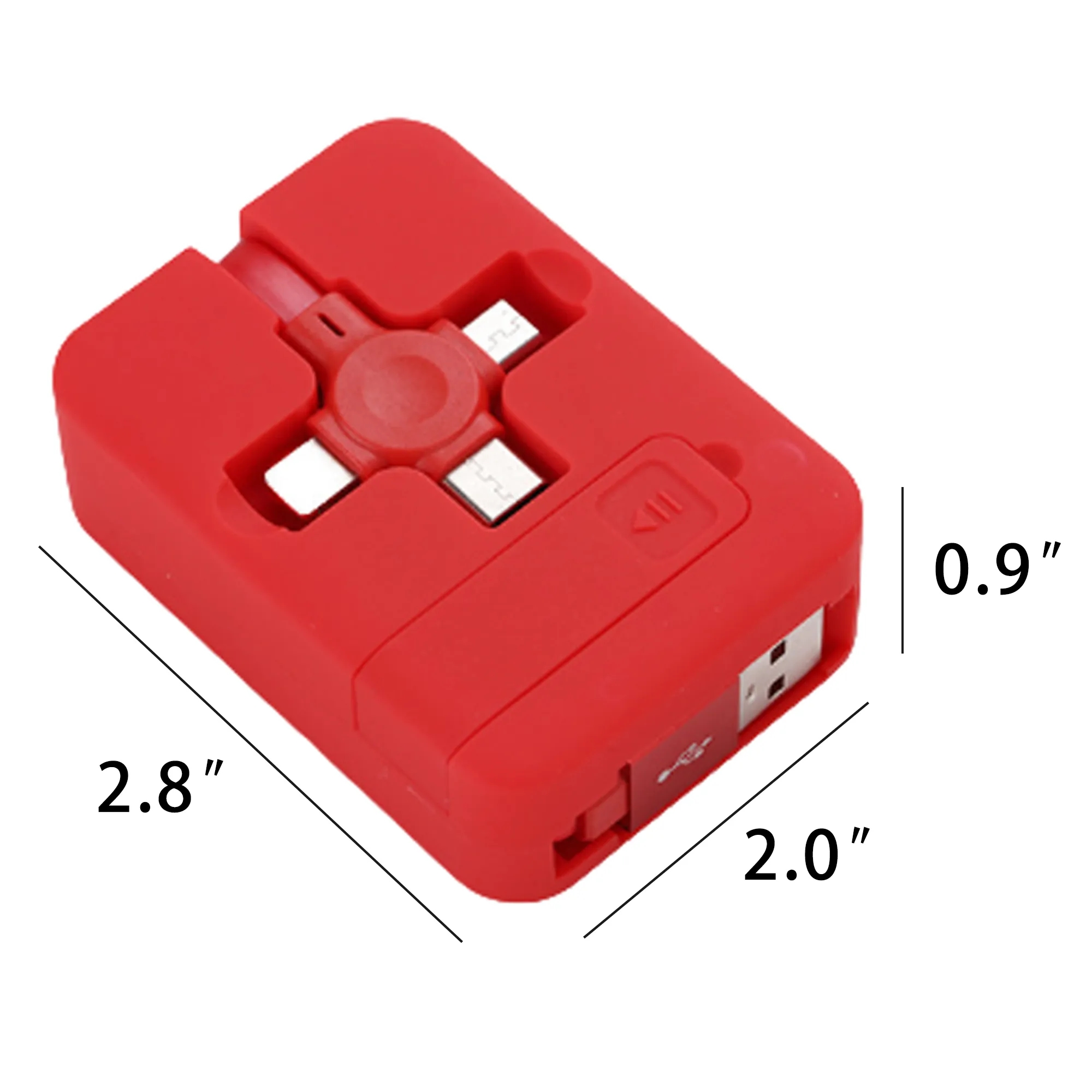 Three In One Retractable Charging Data Cable 1
