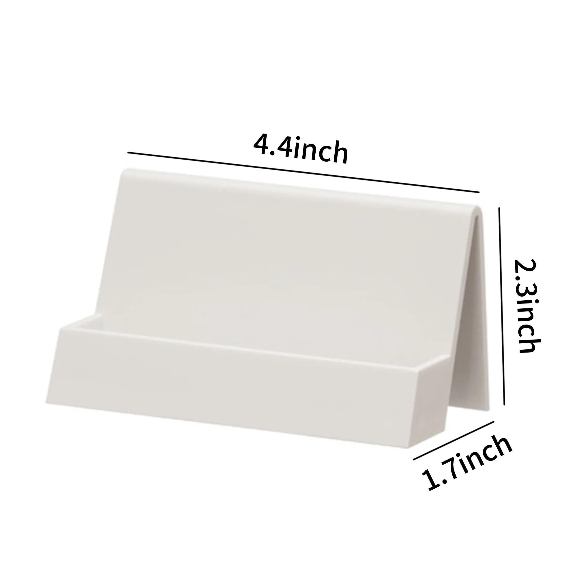 Desktop Business Card Storage Plastic Box 6