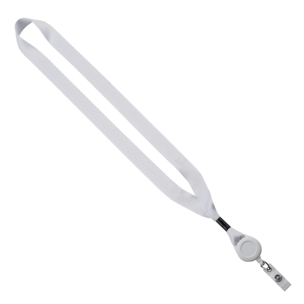 3/4" Dye-Sublimated Lanyard with Metal Crimp & Retractable Badge Reel 13