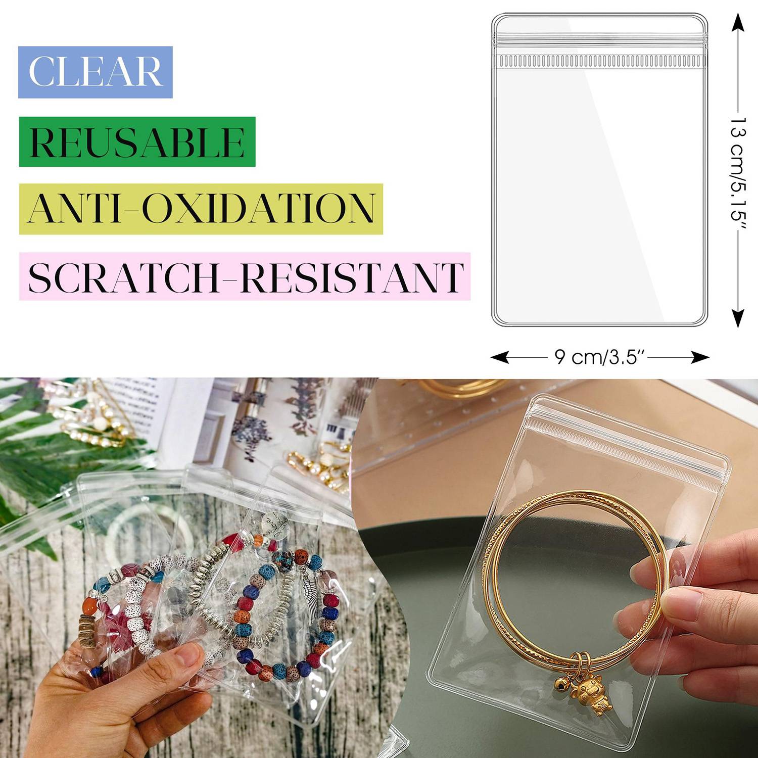PVC Transparent Jewelry Book Storage Case 14