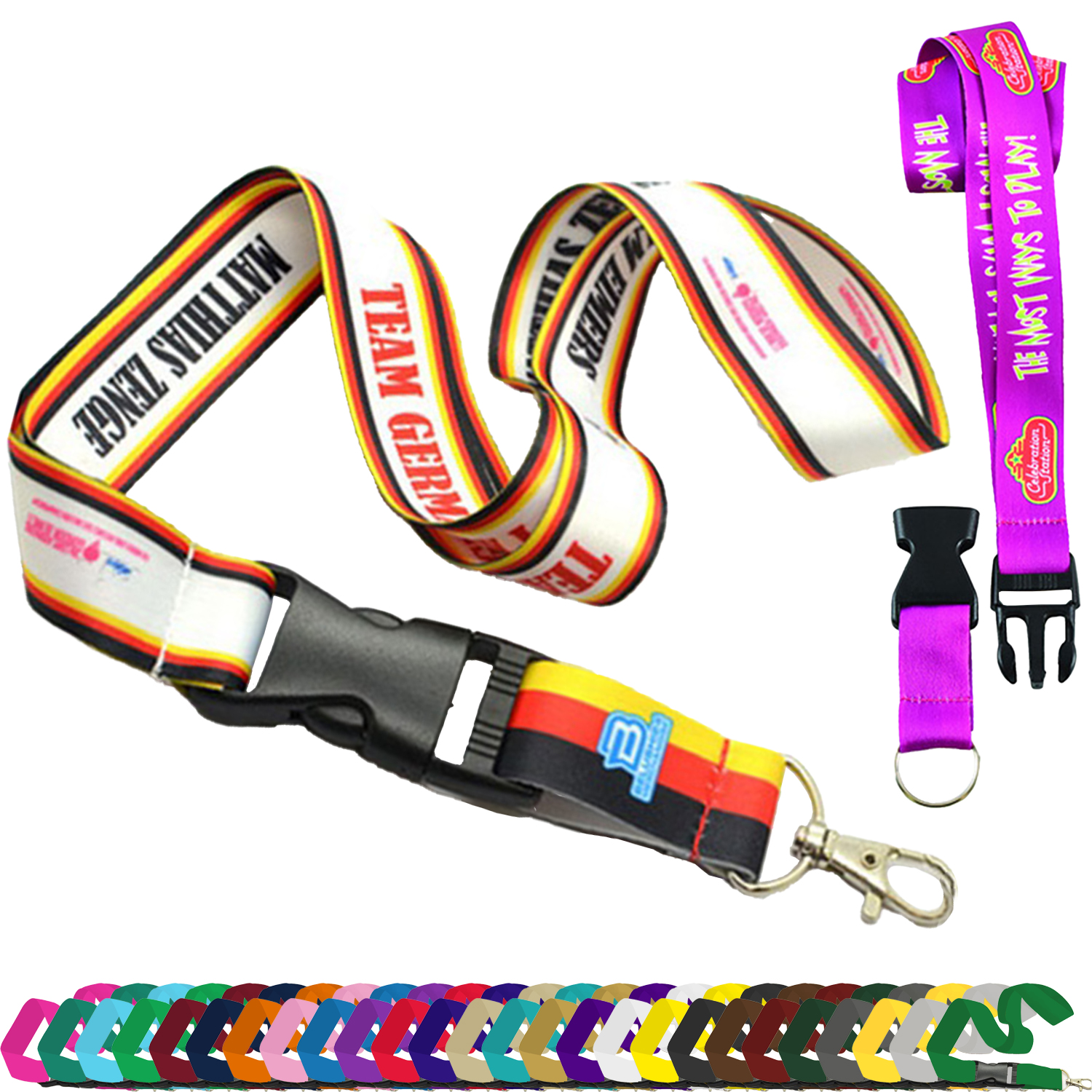 5/8" Dye Sublimation Lanyards with Buckle Release 4
