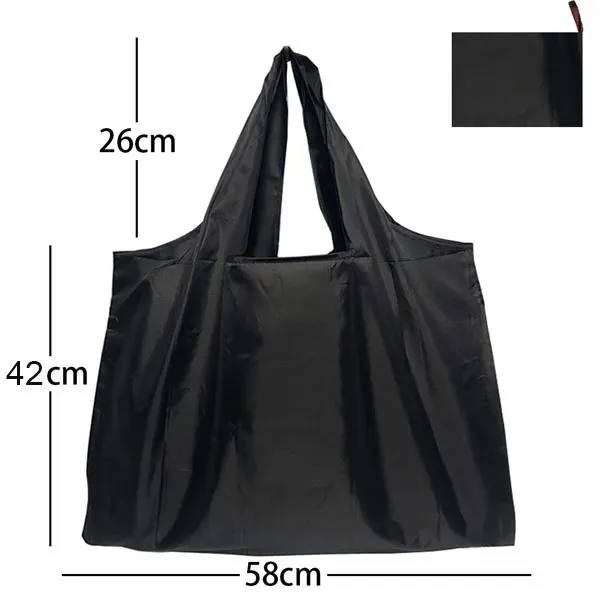 Full Color Jumbo Reusable Foldable Grocery Bags 4