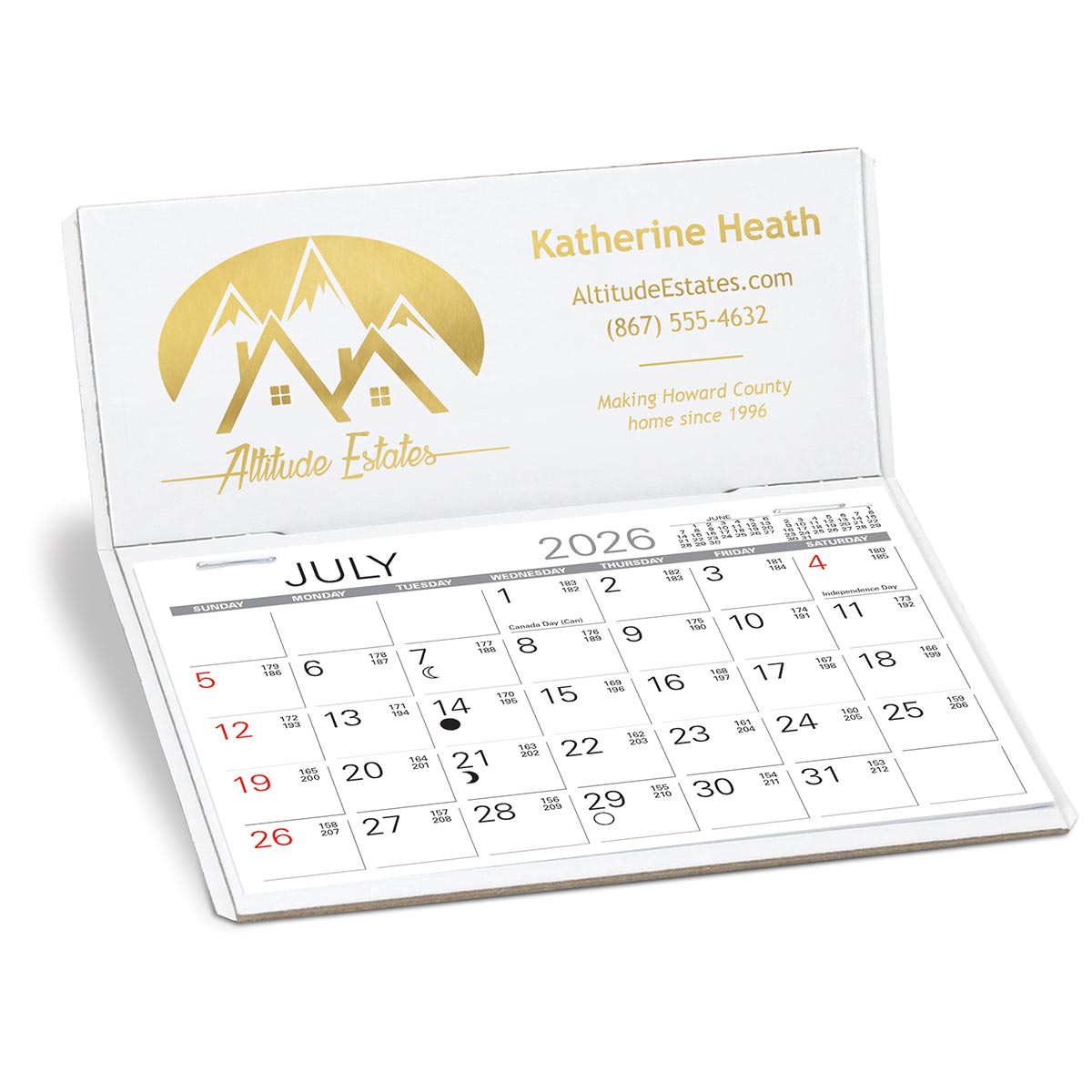 Hampshire Desk Calendar 3