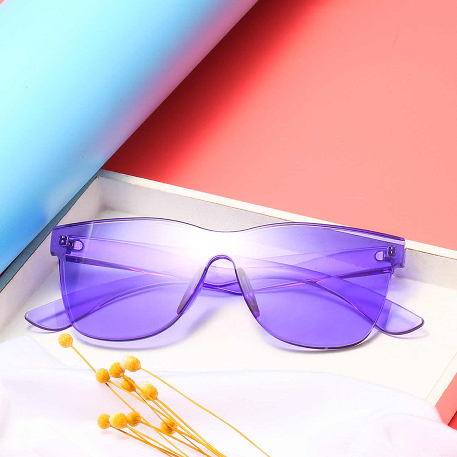 Candy Color Retro Fun Sunglasses 4