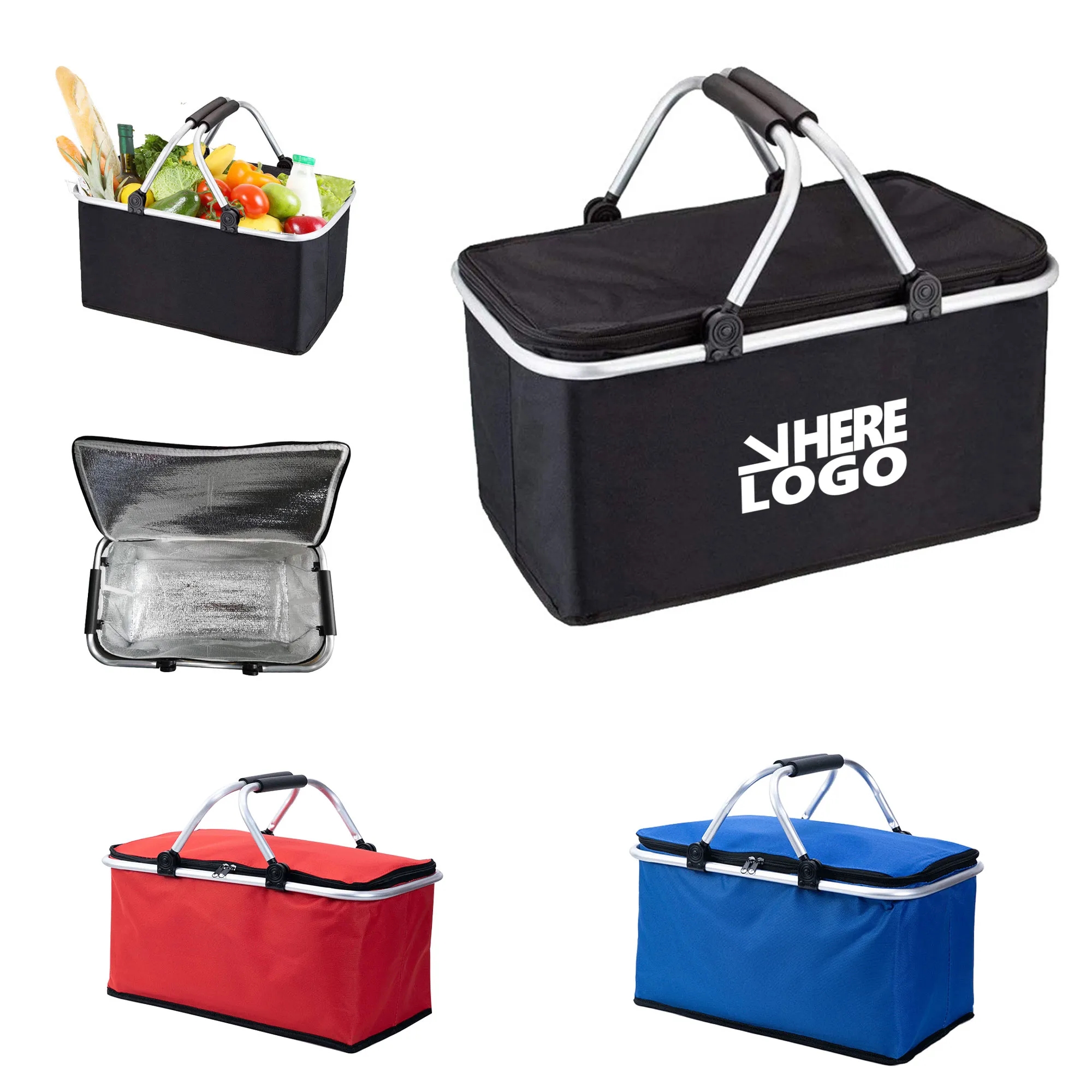 30L Large Picnic Basket Shopping Travel Bag MOQ 10PCS 1