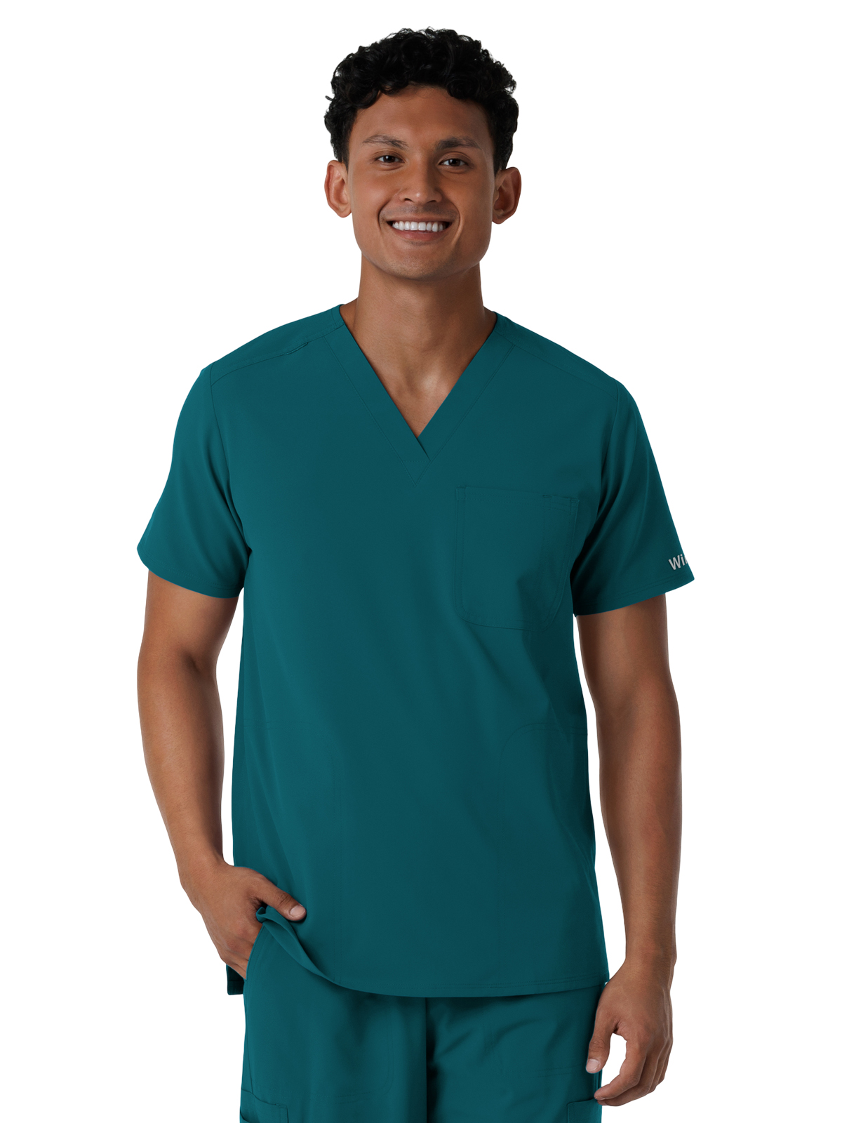 Wink - Nurtur - Men's Three-Pocket V-Neck Scrub Top 3