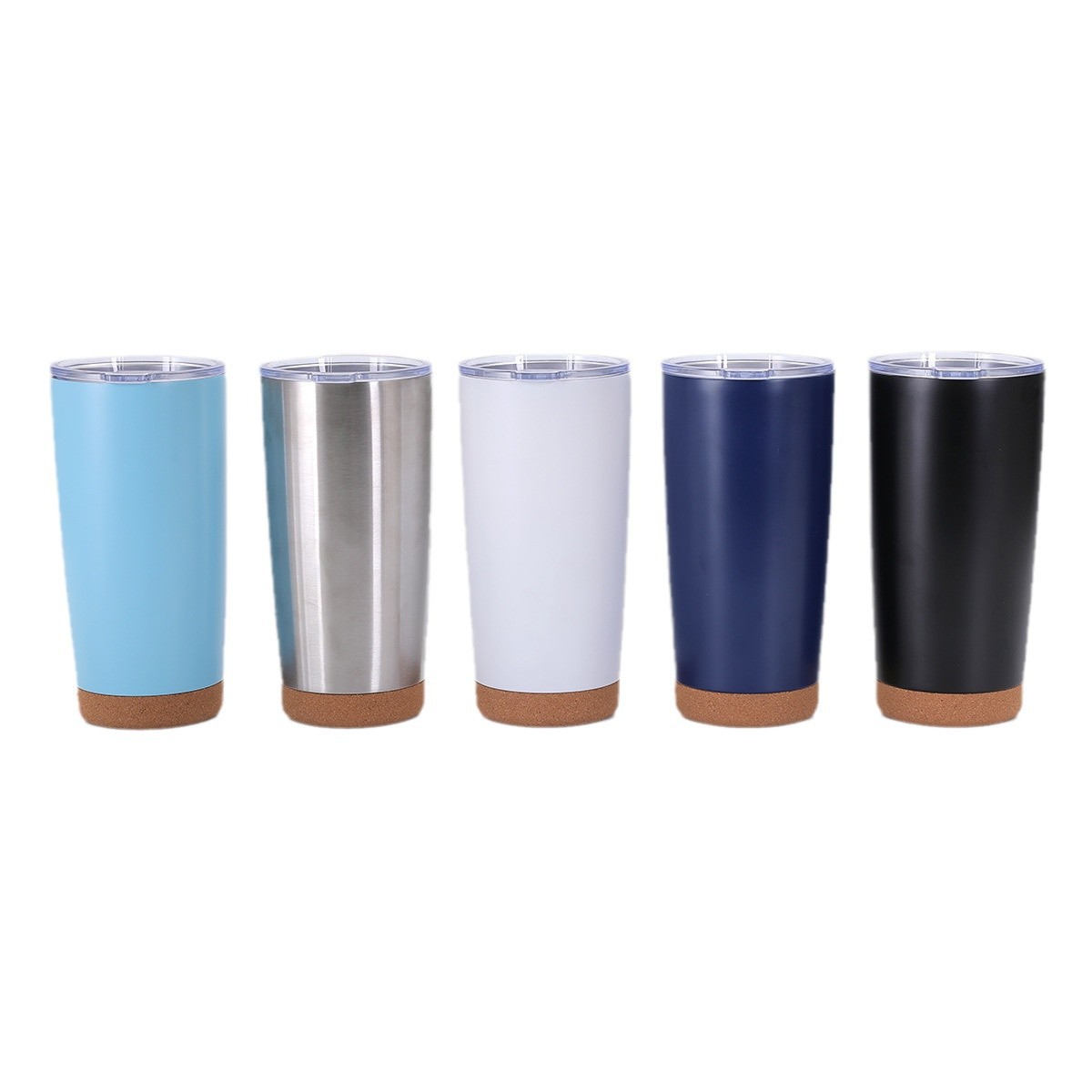 20 Oz. Vacuum Tumbler w/Cork Bottom 2