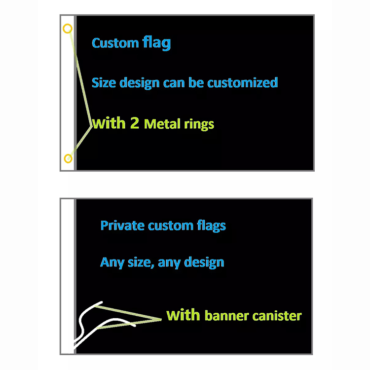 2' x 3' Single Sided Flag With Grommets 4