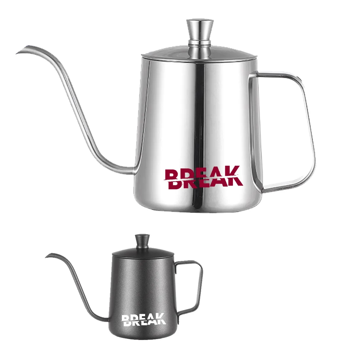 350ml Stainless Gooseneck Pour Over Coffee Kettles Tea Pots 3