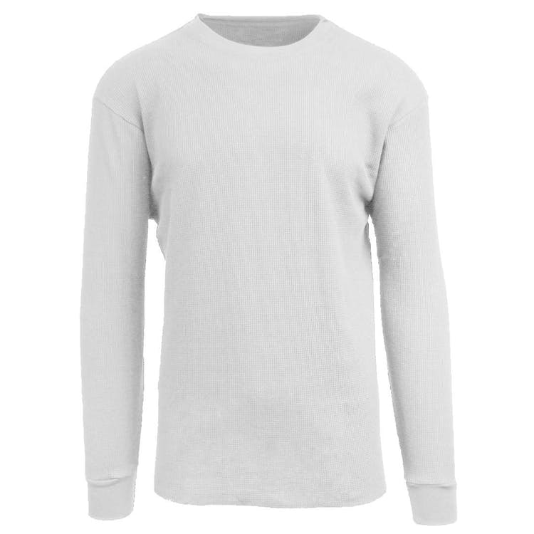 Adult Heavyweight Thermal Shirts - White S-2X 1