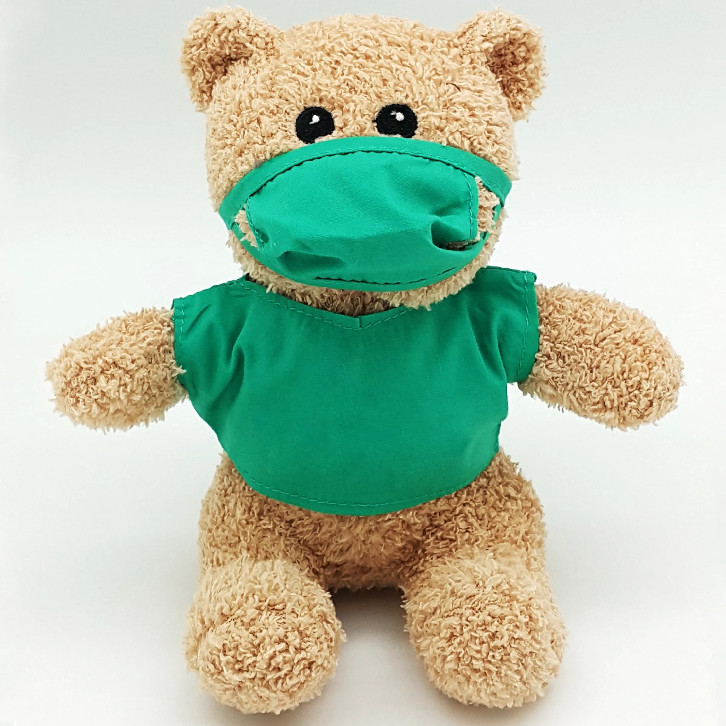 6" Brown Scrub Suit Bear 2