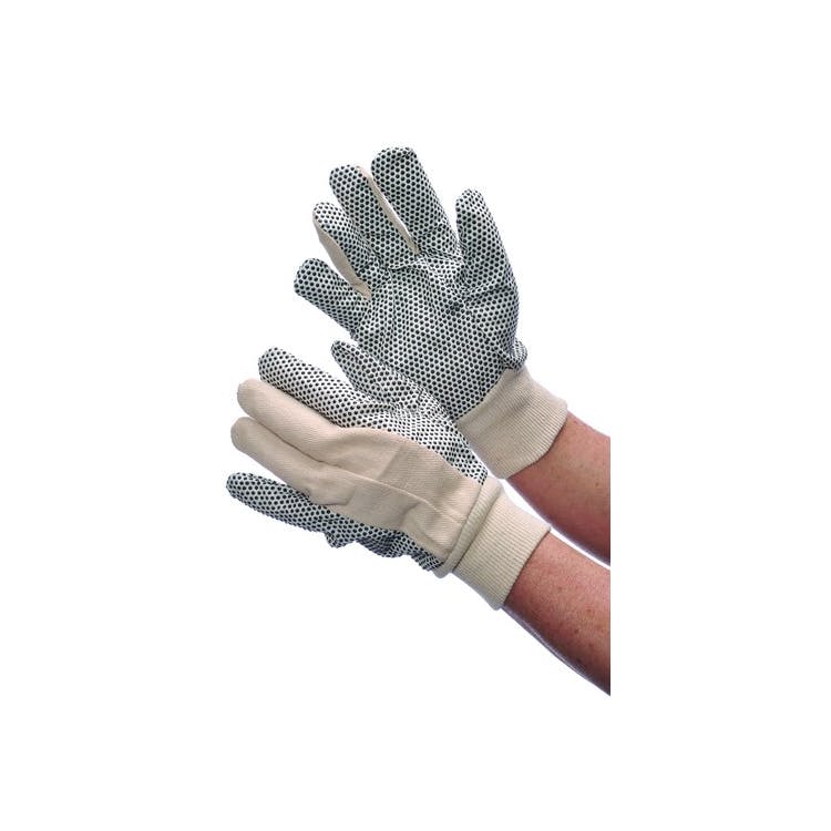 Men's Canvas Gloves - Black Dots 9 oz 2