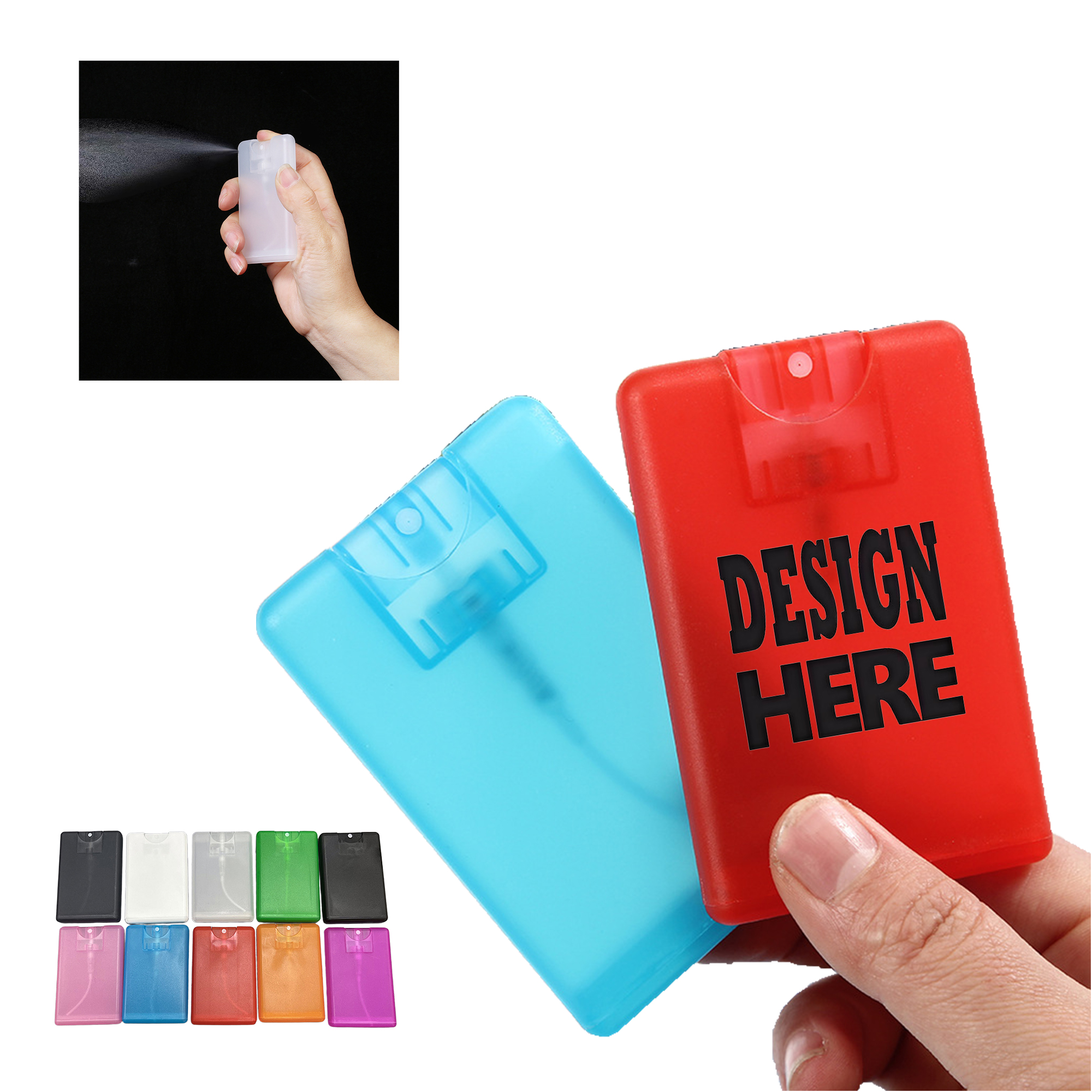 20ml Portable Spray Bottle With Fine Mist PP Material 2