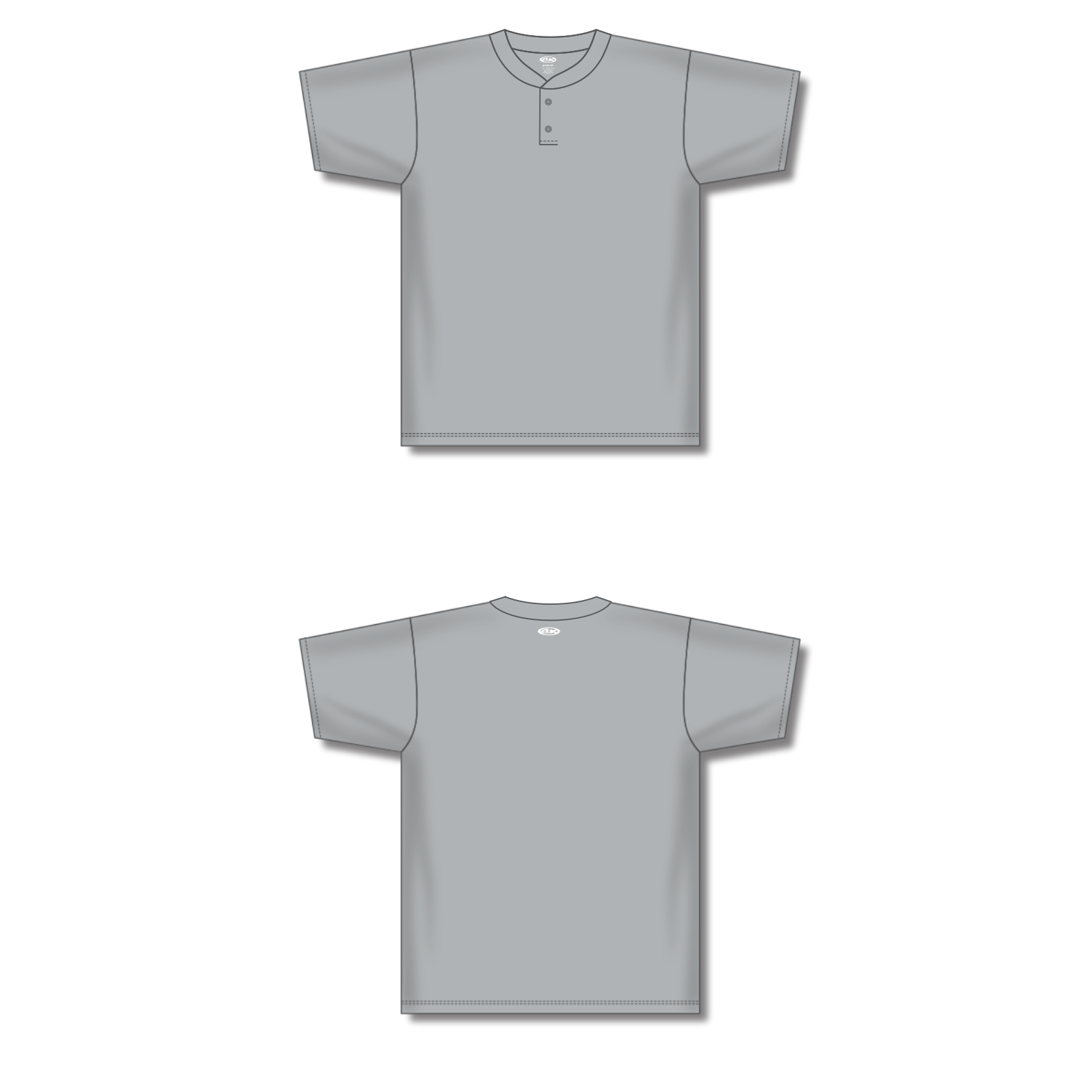 Two Button Baseball Jerseys BA1347-G01 23