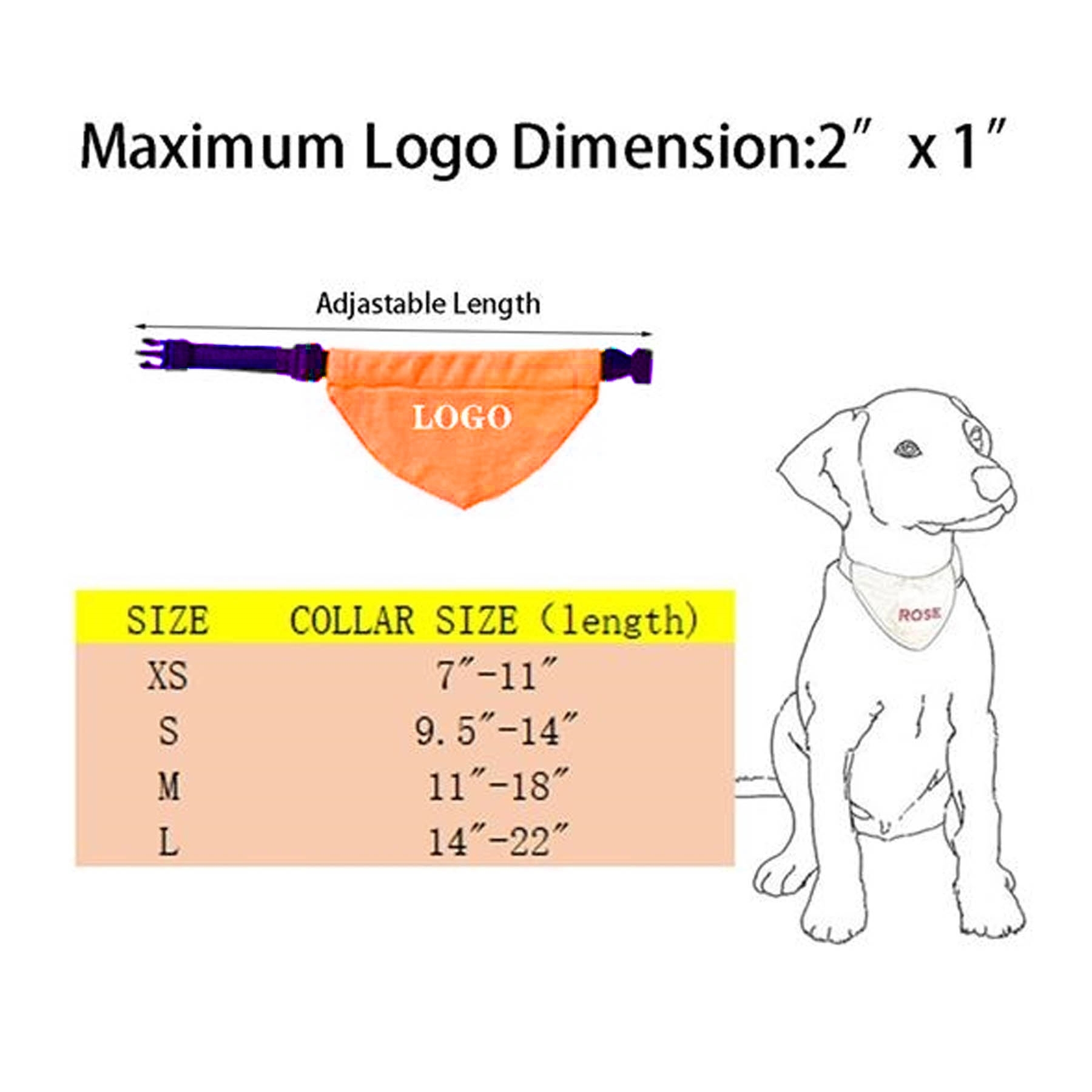 Adjustable Dog Bandana 2