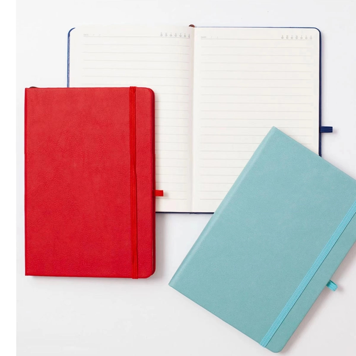 Pu Hardcover Notebook With Elastic Closure A5 Size 2