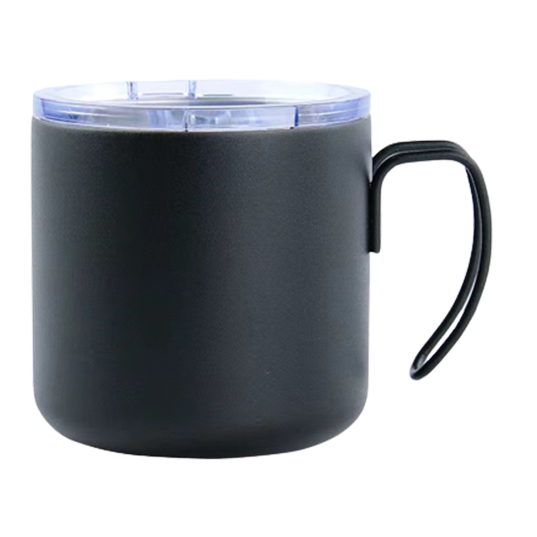 12.8 Oz. Double Wall Coffee Mug W/Lid 2